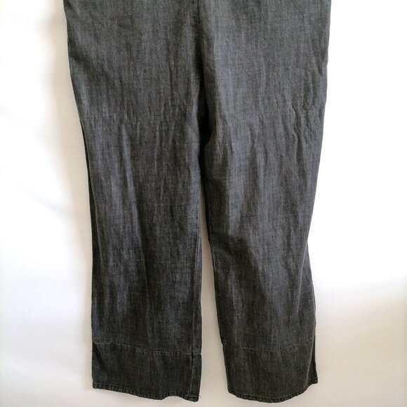 Y2K Abercrombie & Fitch Womens Dark Gray Spaghetti Straps Jumpsuit Size 12 - Picture 3 of 10